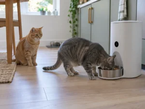 The $149.99 Petivity Smart Feeder Tells Cats Apart by Face and Charges No Subscription
