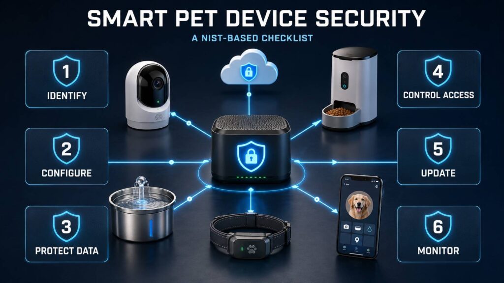smart pet device security diagram
