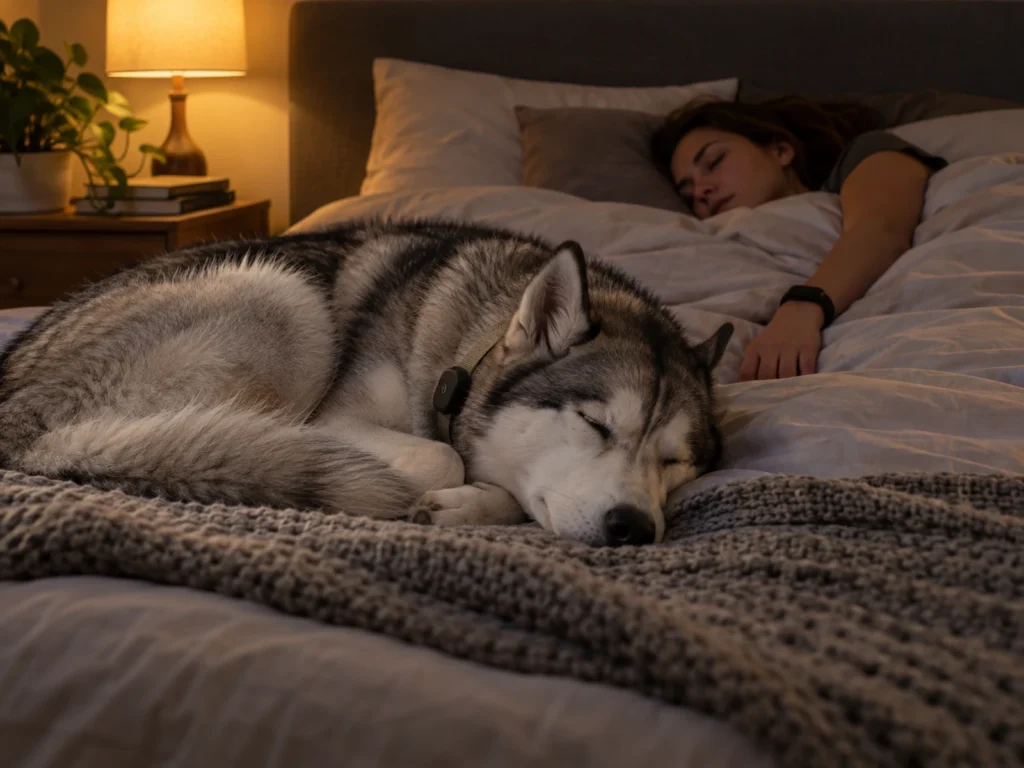 Sleeping With Your Dog, Measured by Wristband and Collar